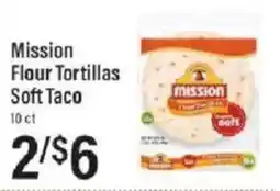 Lowes Foods Mission Flour Tortillas Soft Taco offer