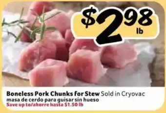 Boneless Pork Chunks for Stew