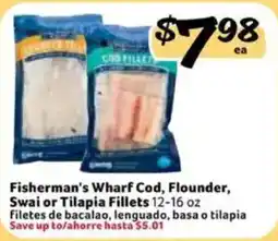 Fresco y Más Fisherman's Wharf Cod, Flounder, Swai or Tilapia Fillets offer
