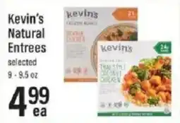 Lowes Foods Kevin's Natural Entrees offer