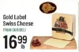 Lowes Foods Gold Label Swiss Cheese offer