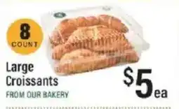 Lowes Foods Large Croissants From Our Bakery offer