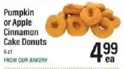 Lowes Foods Our Bakery Pumpkin or Apple Cinnamon Cake Donuts offer
