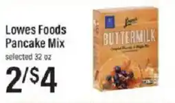Lowes Foods Lowes Foods Pancake Mix offer
