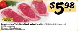 Fresco y Más Parecer's Boneless New York Strip Steak Value Pack offer