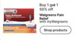 Walgreens Walgreens Pain Relief offer