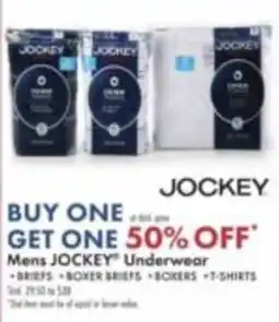 Boscov's Mens Jockey Underwear offer
