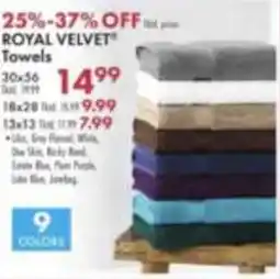 Boscov's Royal Velvet Towels offer