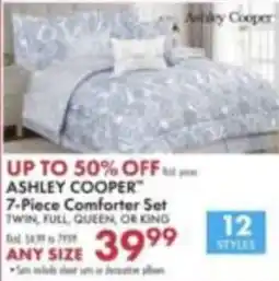 Boscov's Ashley Cooper 7-Piece Comforter Set offer