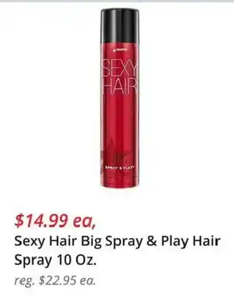 Sexy Hair Big Spray & Play Hair Spray