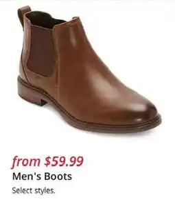 JC Penney Men's Boots offer