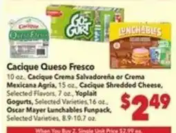 Vallarta Supermarkets Cacique Queso Fresco offer