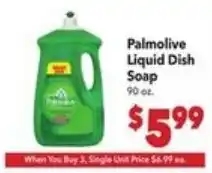 Vallarta Supermarkets Palmolive liquid dish soap offer