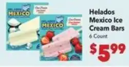 Vallarta Supermarkets Helados Mexico Ice Cream Bars offer