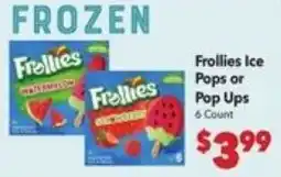 Vallarta Supermarkets Frollies Ice Pops or Pop Ups offer