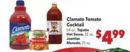 Vallarta Supermarkets Clamato Tomato Cocktail offer