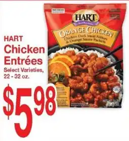 Super Saver Hart chicken entrées offer