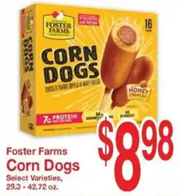 Super Saver Foster Farms Corn Dogs offer