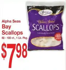 Super Saver Alpha Seas Bay Scallops offer