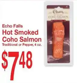Super Saver Echo Falls hot smoked coho salmon offer