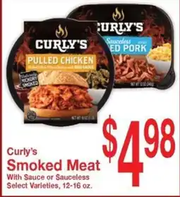 Super Saver Curly's Smoked Meat offer