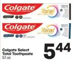 Harp's Market Colgate Select Total Toothpaste offer
