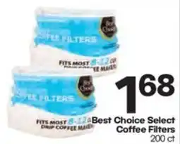 Harp's Market Best Choice Select Coffee Filters offer