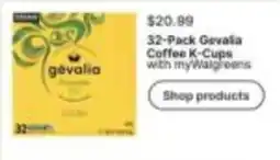 Walgreens Gevalia Coffee K-Cups offer
