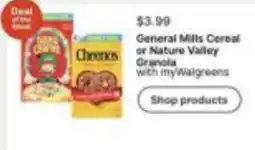Walgreens General Mills Cereal or Nature Valley Granola offer