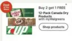 Walgreens Canada Dry Products offer