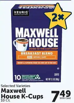 Food City Maxwell House K-Cups offer