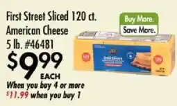 Smart & Final First Street Sliced American Cheese offer