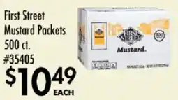 Smart & Final First Street Mustard Packets offer