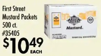First Street Mustard Packets