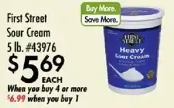 Smart & Final First Street Heavy Sour Cream offer