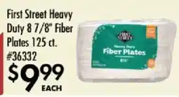 Smart & Final First Street heavy duty fiber plates offer