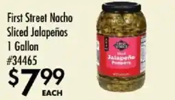 Smart & Final First Street Sliced Jalapeño Peppers offer