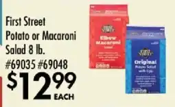 Smart & Final First Street potato or macaroni salad offer