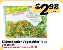 Fresco y Más El Sembrador Vegetables offer