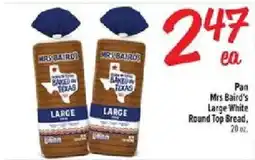 Fiesta Mart Mrs Baird's Large White Round Top Bread offer