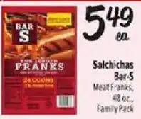 Fiesta Mart Bar-S Salchichas offer