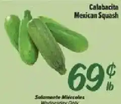 Fiesta Mart Calabacita Mexican Squash offer