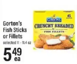 Lowes Foods Gorton's Fish Sticks or Fillets offer