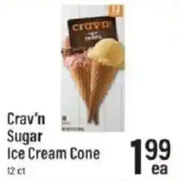 Lowes Foods Crav'n Sugar Ice Cream Cone offer
