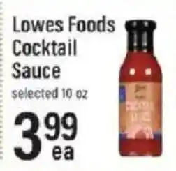 Lowes Foods Lowes Foods Cocktail Sauce offer