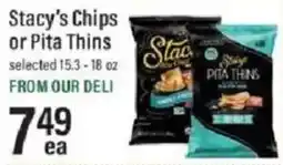 Lowes Foods Stacy's Chips or Pita Thins offer