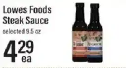 Lowes Foods Lowes Foods Steak Sauce offer