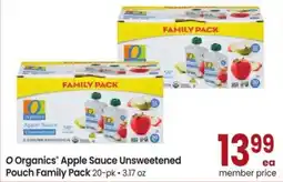 Safeway O Organics Apple Sauce Unsweetened offer