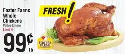 Smart & Final Foster Farms Whole Chickens offer