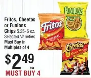 Fritos, Cheetos or Funions Chips